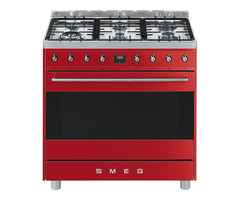 Smeg 90cm Red Symphony Cooker Multifunction Oven - C9MARSSA9