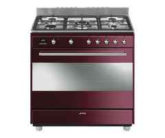 Smeg 90cm Gas/Electric Anthracite Cooker - SSA91MAA9