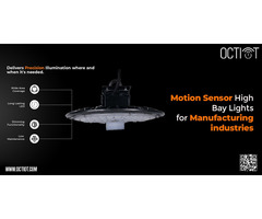 Motion Sensor High Bay Lights for Manufacturing Industries